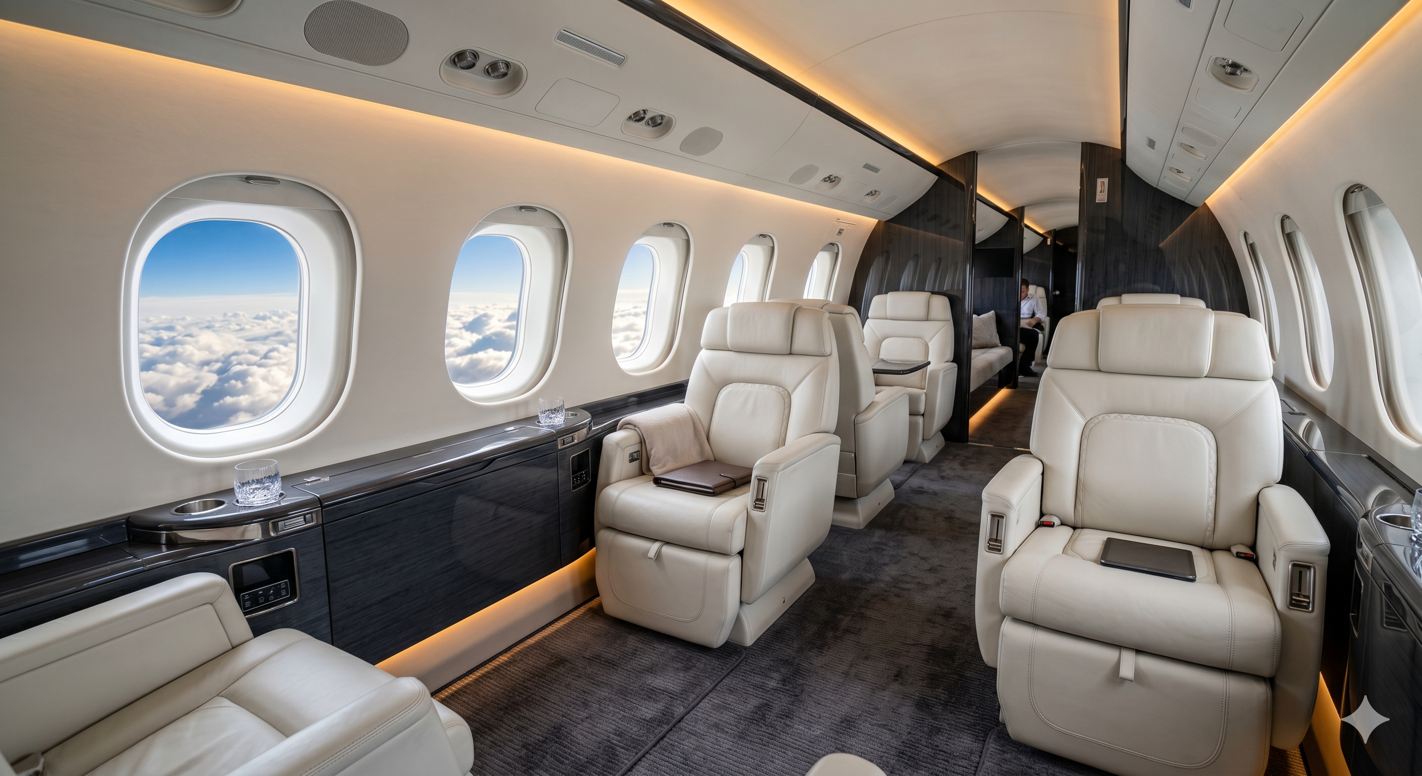 Luxury Jet Interior